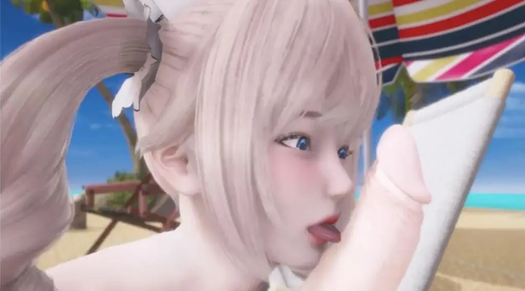 MMD原神巨乳芭芭拉被甜心爆操内射，淫荡高潮白浆狂喷