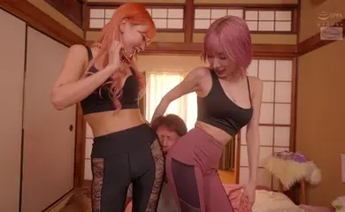 彼女の実家に帰省したら地元で有名なヤリマンギャル姉妹にどちゅどちゅエグい腰振り&ケツ肉揺れまくり鬼ピストン騎乗位で中出し射精させられまくった2泊3日 春陽モカ AIKAFHD CJOD-455