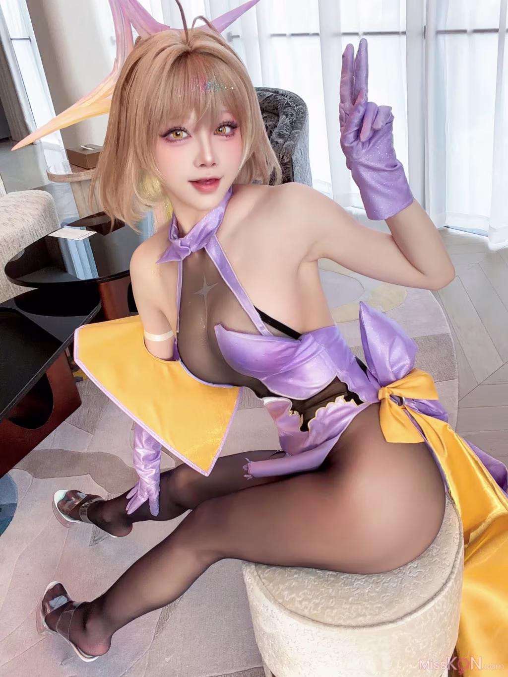 Coser@水淼Aqua: Nikke胜利女神 阿妮斯·超级巨星·星光-自拍 12