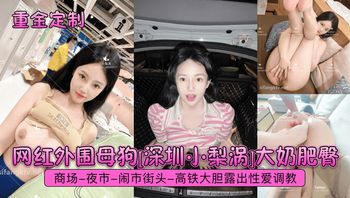 网红外围母狗[深圳小梨涡]大奶肥臀商场-夜市-闹市街头-高铁大胆露出性爱调教 封面