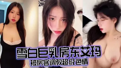 雪白巨乳房东艾玛被房客调教超级色情 全集 封面