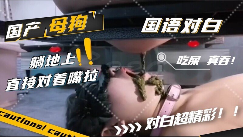 国产母狗吞食大粑粑,口含屎尿香