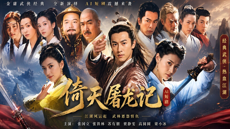 AI短剧 倚天屠龙记陈秀丽女侠