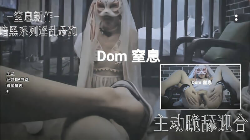 窒息调教·性奴母狗捆绑性虐，暴力扣穴，多次高潮到癫狂！女M精品