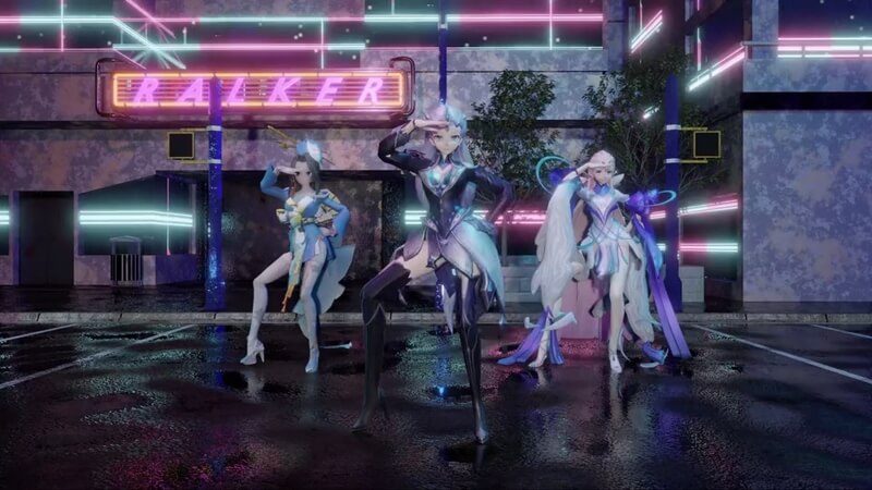 MMD_王者荣耀美少女虫女团3D舞蹈大秀，二次元风情无限！