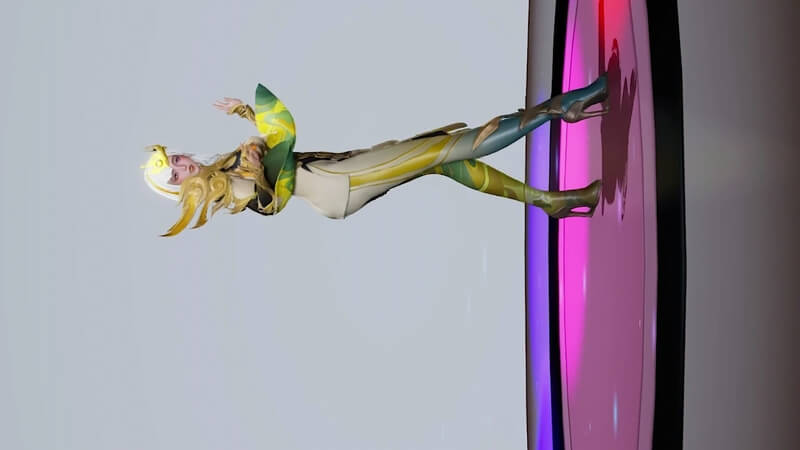 《王者荣耀》MMD-FMVP炽阳神光，暴露紧身装凸显苗条身材，神级燃燃舞动全场！