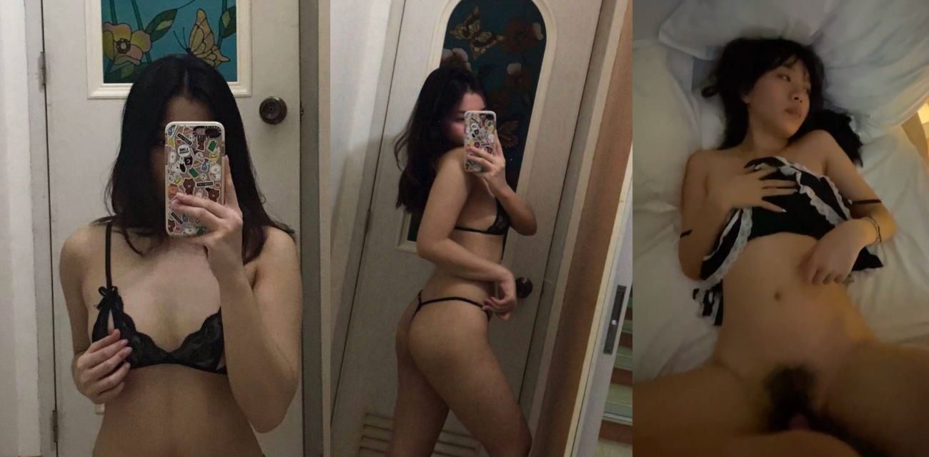 美乳骚母狗被男友无套猛操，表情淫荡勾人