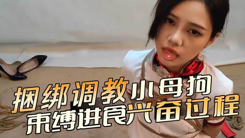 捆绑调教 小母狗的束缚盛宴在这个激情四射的场景中 小母狗被紧紧捆绑 将体验一场感官盛宴