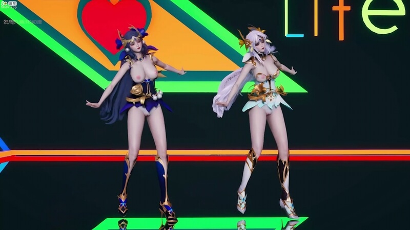3D华丽呈现  仲夏夜之梦MMD舞蹈  貂蝉的魅惑之夜