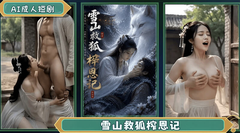 AI短剧 雪山救狐后 用口交方式榨取恩人回报
