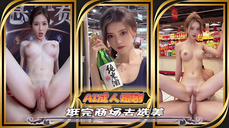 AI短剧 逛完商场之后直接去选美