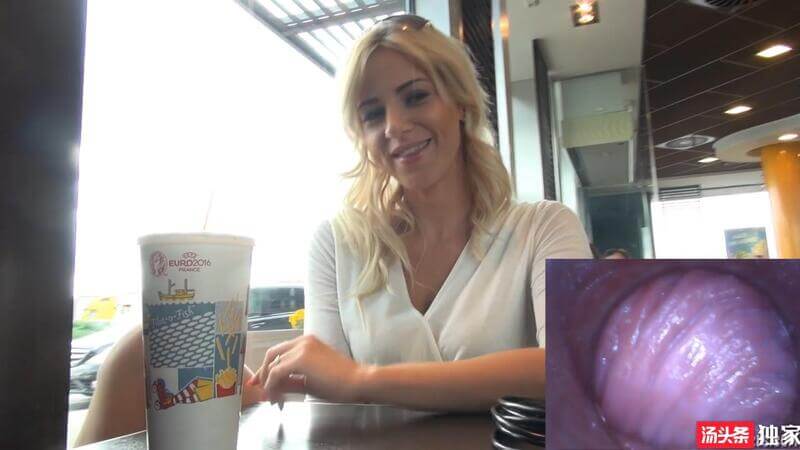 欧美风情：窥探餐厅内，美少妇的私密时刻，透过内窥镜窥见美妇的撩人身姿，尽览挑逗景象