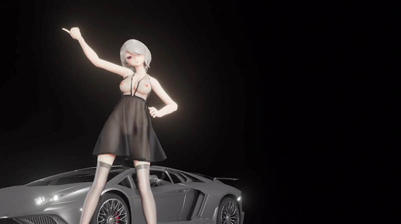 MMD布料解算崩坏3丽塔扭臀舞蹈，无码H动画赏！