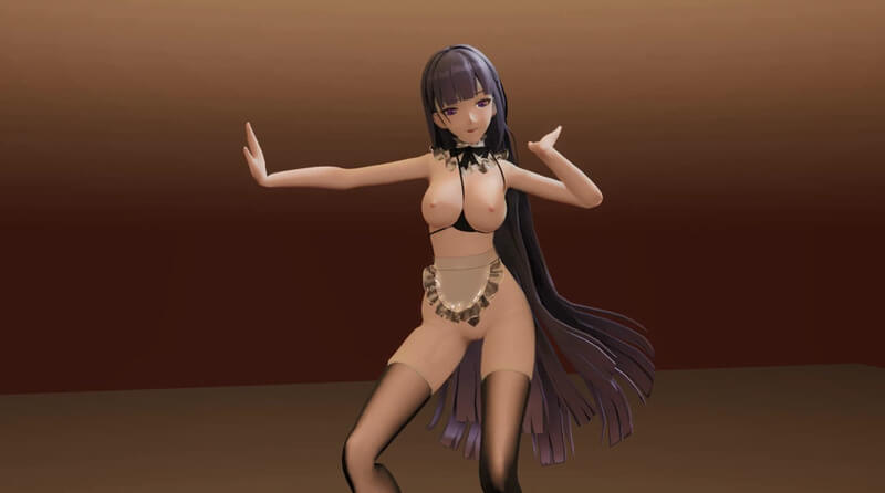 MMD崩坏三奶女仆，爱的形状体现在每一根毛孔