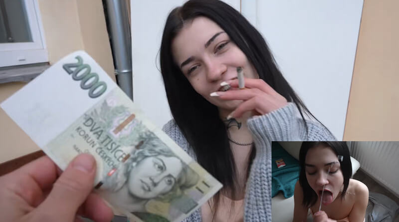 街头搭讪之辣妹淫叫诱惑，户外颜射小伙忍俊不禁！
