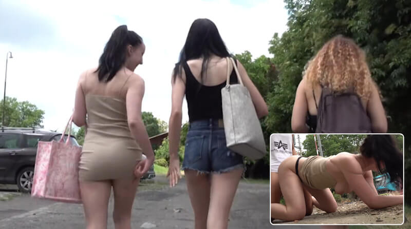 街头搭讪-绿茶骚妹主动勾搭，外国鸡巴口腔内爆射！露脸骚妹街头搭讪，外国大鸡巴直接口内爆射，跪舔不够还想要后入！