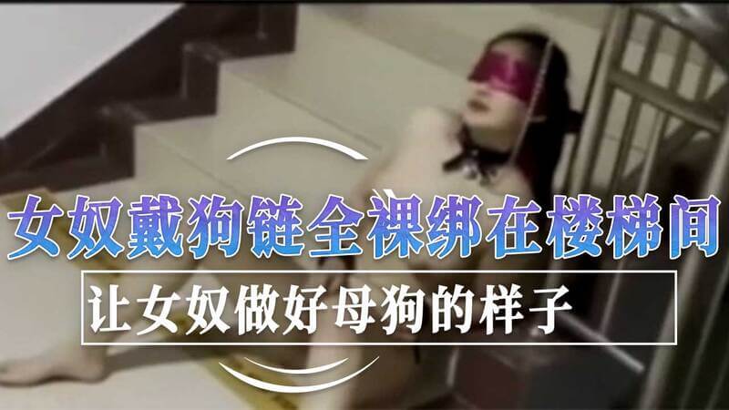 楼梯间的母狗调教：女奴的羞耻曝光