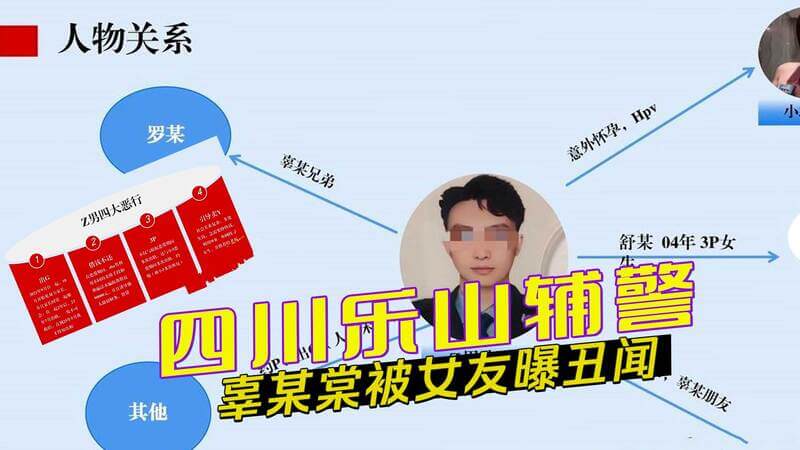 四川乐山辅警辜某棠被曝风流债：借钱不还、脚踏多船、约会偷钱女友爆料内幕！