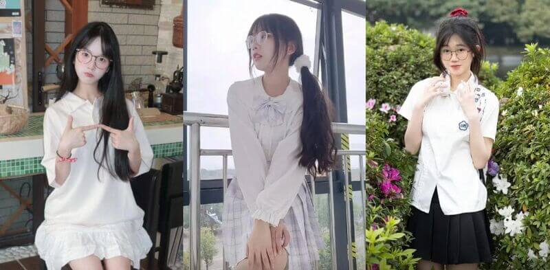 后入JK双马尾少女，超级带劲