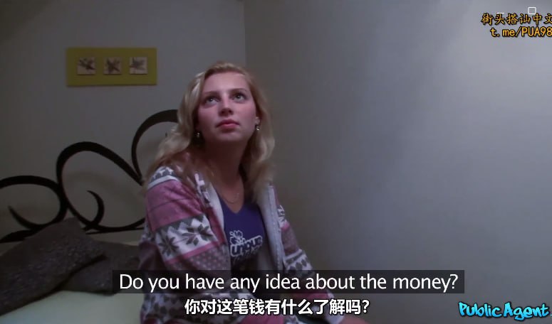 在捷克街头夜晚追踪金发美女 用钱诱惑口交狂欢