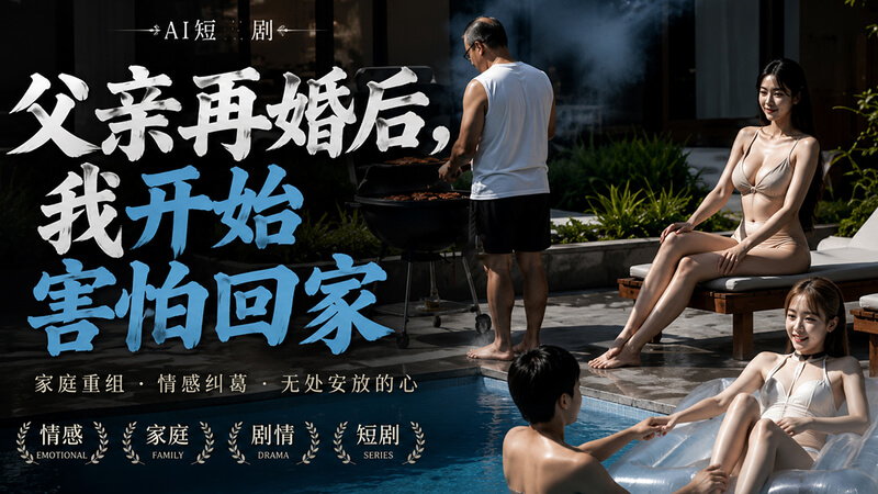 AI短剧 父亲再婚后我害怕回家