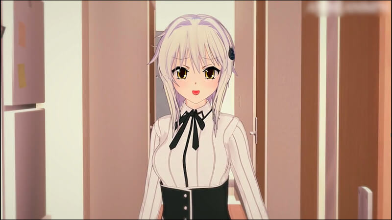 塔城白音的唐突性爱请求 - 制服少女的乳交后入，巨乳高潮中出3D动漫