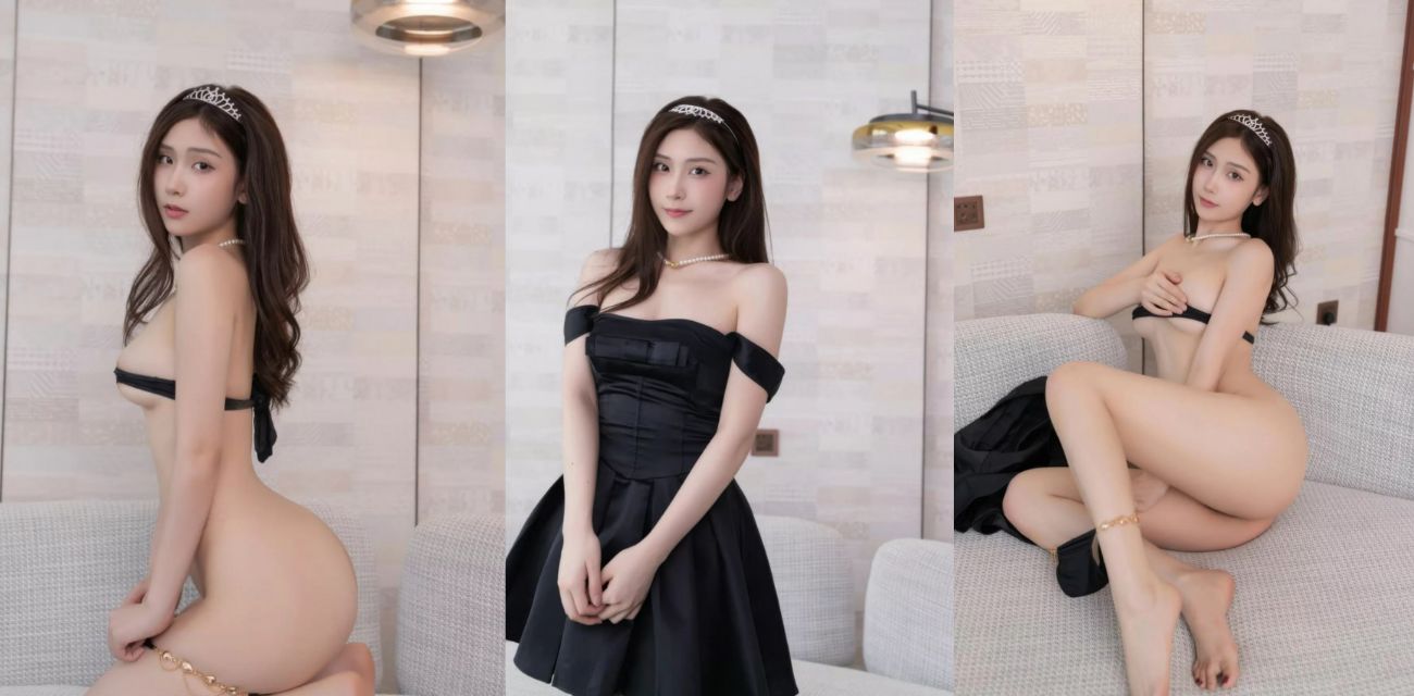 双马尾美女，被拽着头发暴力后入，叫声真嗲