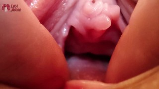 扩阴器深入私密处 特写俄罗斯少女小穴高潮手淫流出