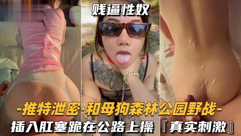 最新泄密 和母狗森林公园野战插入肛塞贵在公路上操，真实刺激