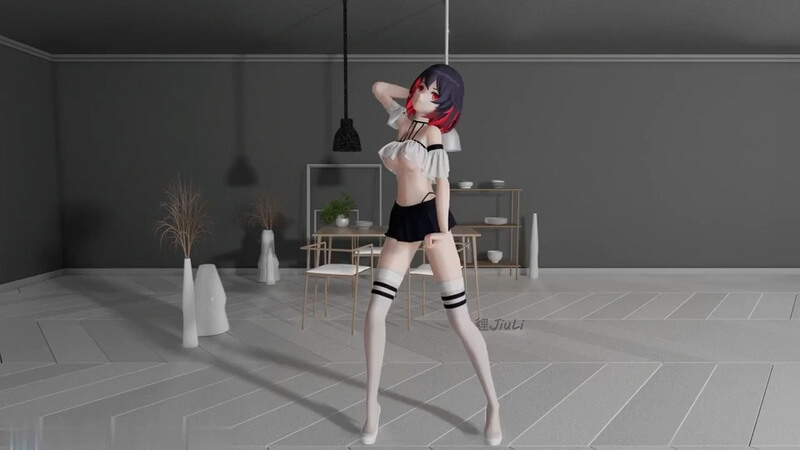 崩坏3 希儿的3D裸舞秀，劲爆身材劲歌热舞！