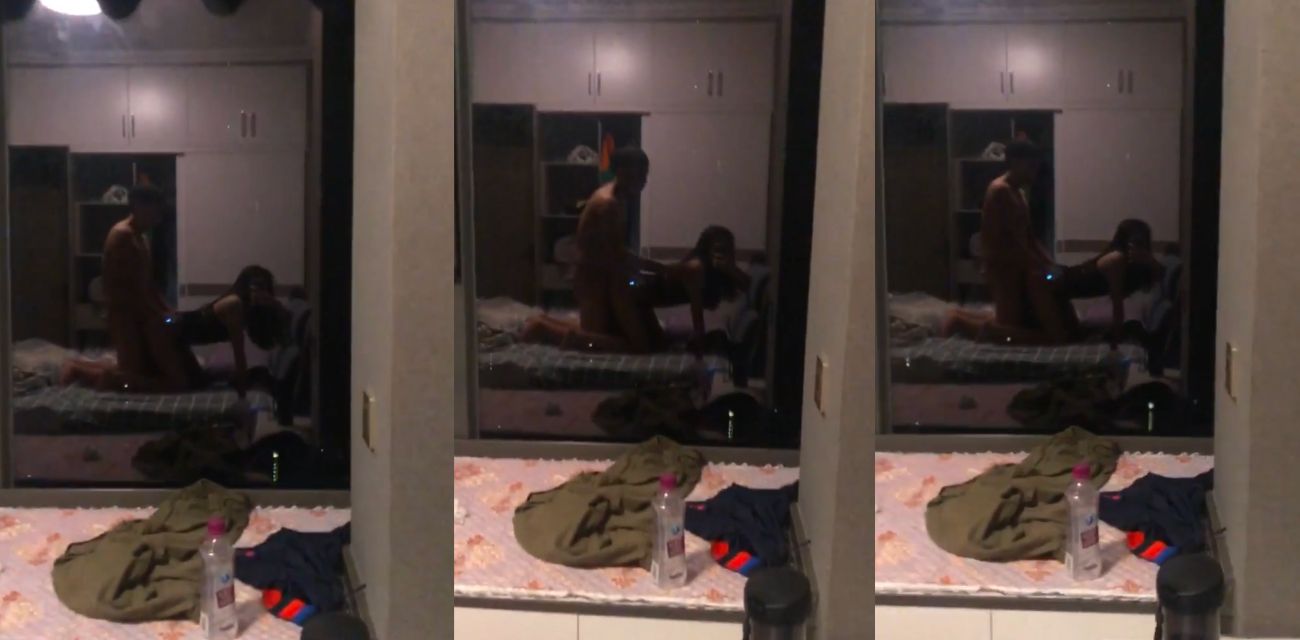 对镜性爱自拍，不一样的刺激感