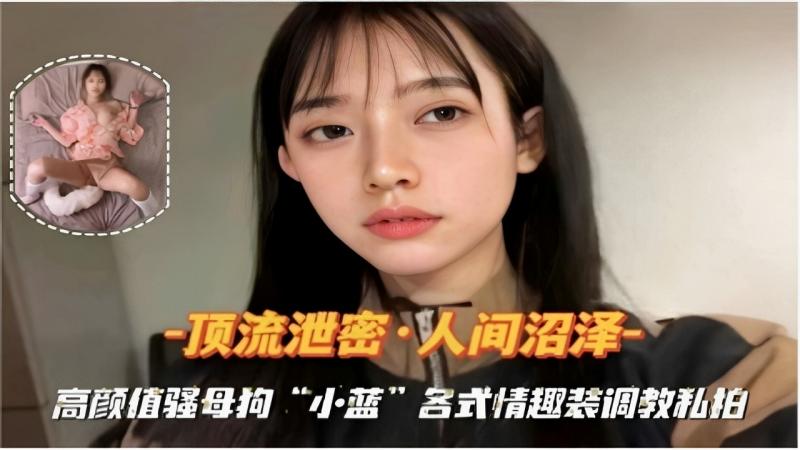 高颜值骚母狗小蓝,各种情趣装调教私拍