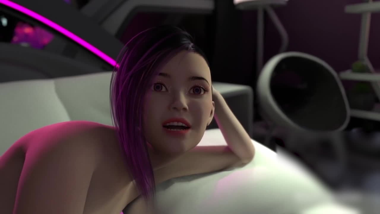 镜中春色少女的私密时刻，3D动漫同人激情演绎