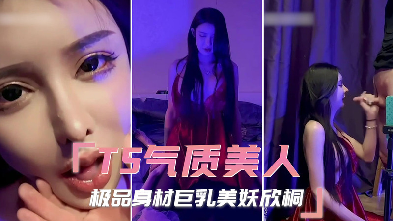 TS气质美人 极品身材巨乳美妖欣桐，人妖女神级伪娘美貌迷人