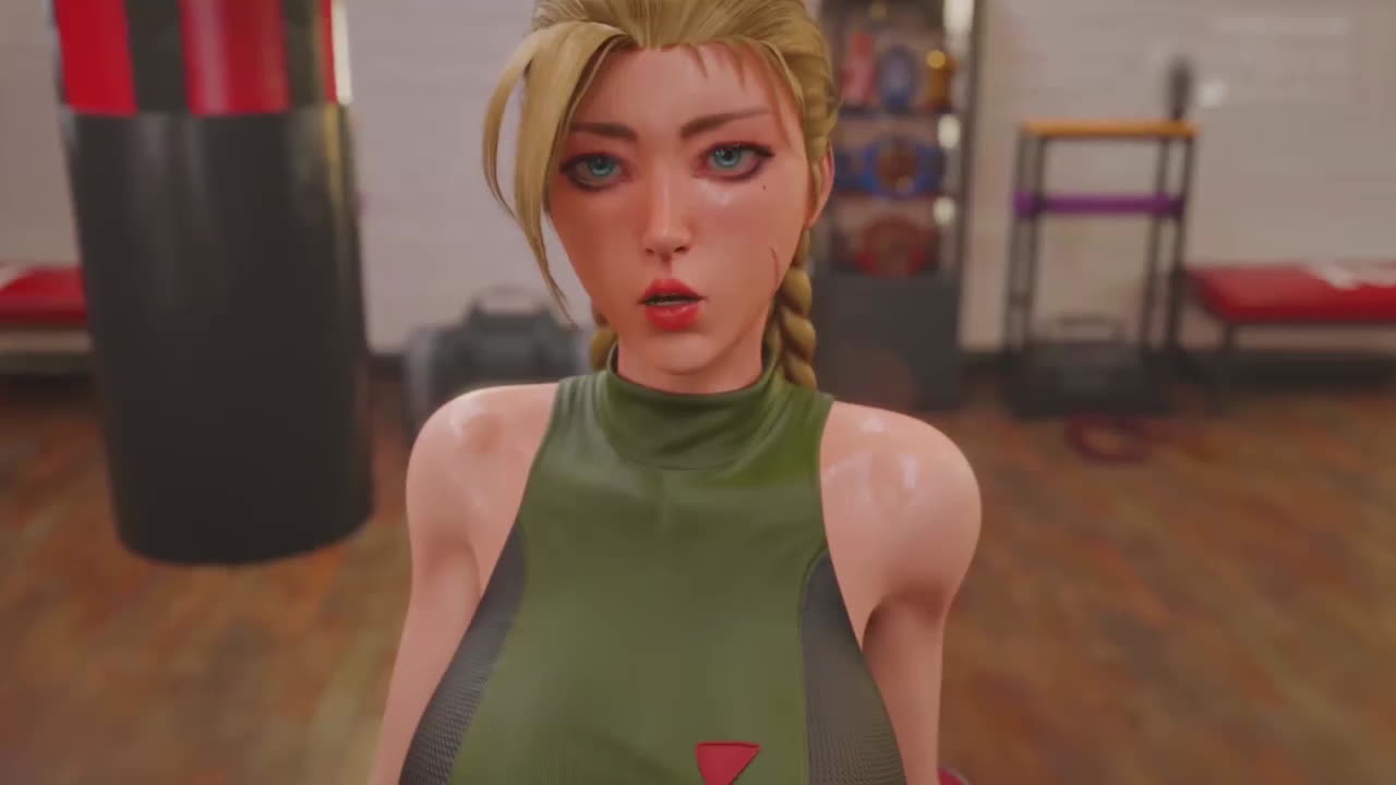 3D美乳女神Sammy White的动漫诱惑，Blender丰满身材同人赏！