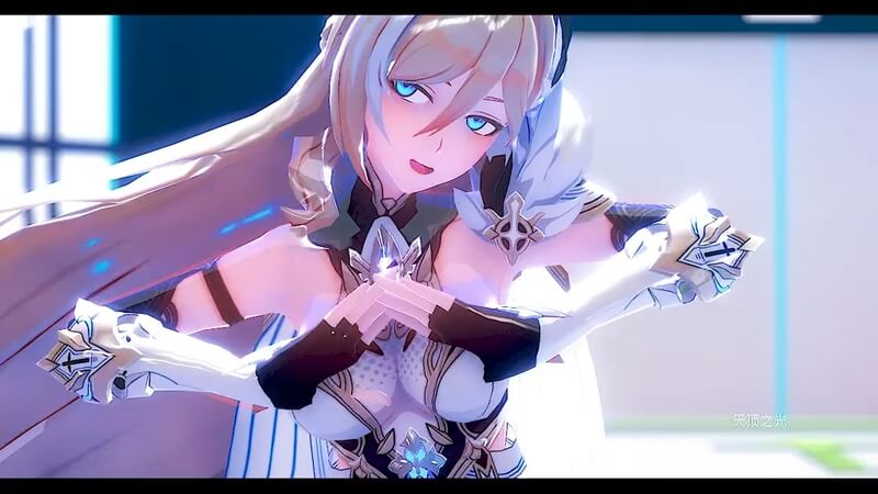 这身帅气的战甲下，是怎样的性感胴体？《崩坏三》3D动漫COSer，演绎战甲下的色情之美！