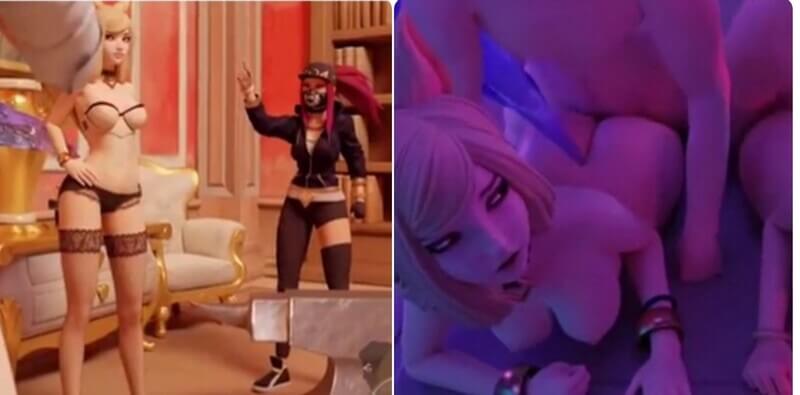 英雄联盟3D御姐阿狸，美乳多P口交动漫同人