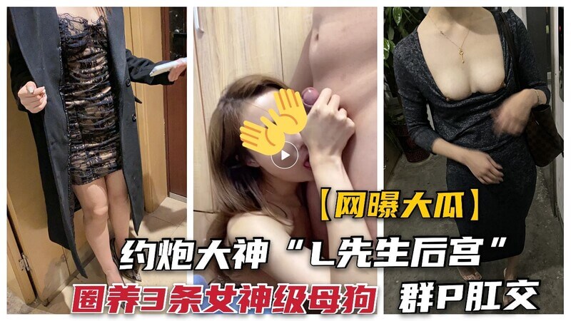 【网曝泄露】山东约炮大神“L先生”，自曝后宫养女神母狗淫乱群P