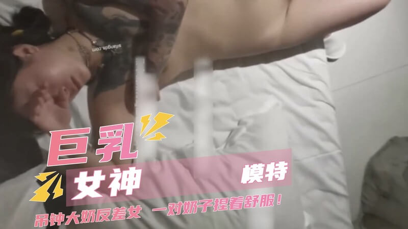 巨乳女神的诱惑  丰满模特私房自拍，大奶垂坠如钟，触感极佳