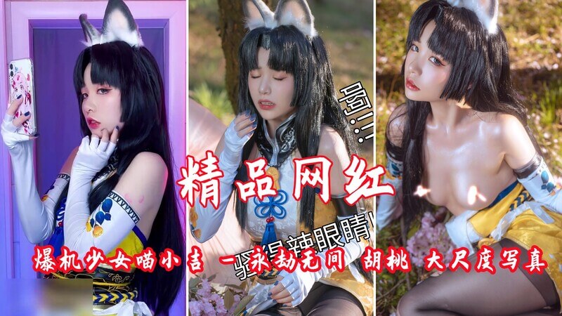 爆机少女喵小吉 - 永劫无间 胡桃 大尺度写真 屁股插肛塞尾巴