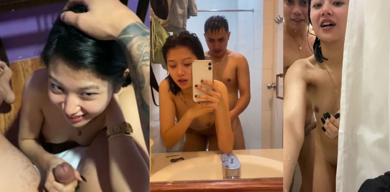 清纯女大学生约到精神小伙，在浴室激情做爱，她口交技术一流，享受中被内射，露脸表演，满足男方各种欲望。