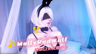 MollyRedWolf  尼尔口交无套中出