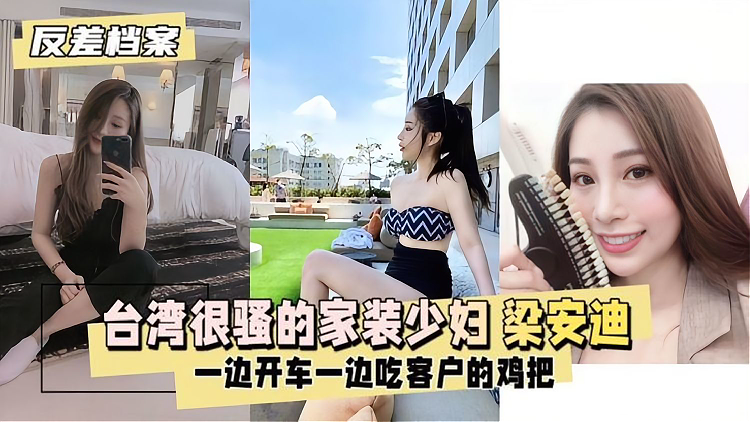 反差婊档案 台湾很骚的家装少妇梁安迪 口爆内射