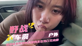 极品骚女野外车震 跟男友在外口交肉棒