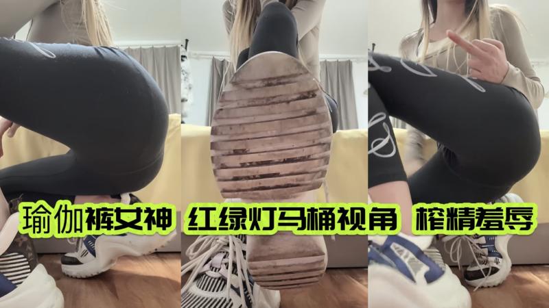 瑜伽裤女神 红绿灯马桶视角 榨精 羞辱