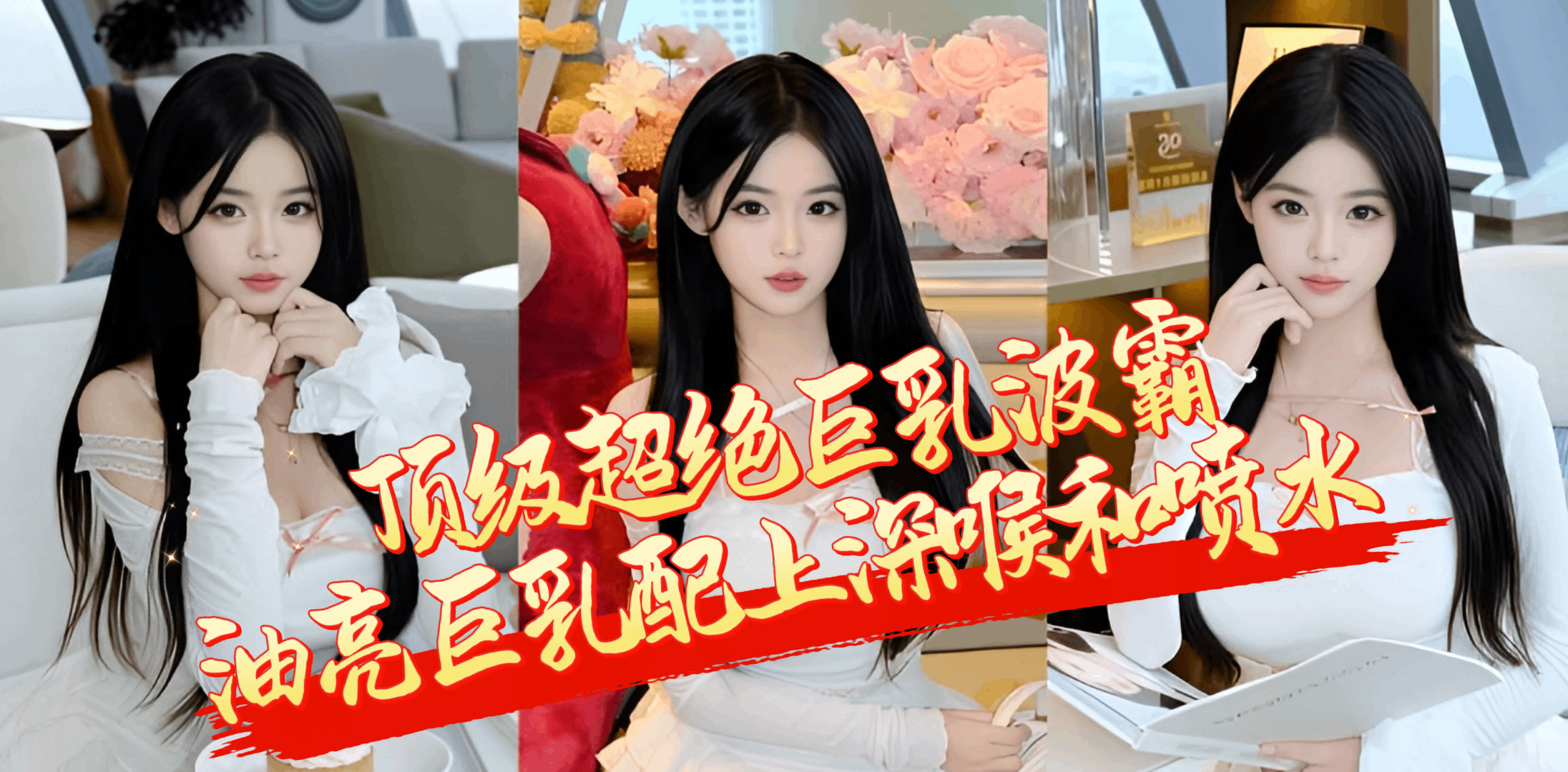 顶级超绝巨乳波霸 油亮巨乳配上深喉和喷水 看得人太阳穴直跳 这种反差又重口你喜欢吗
