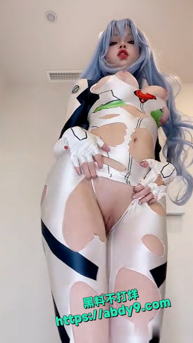 大奶Cos绫波丽 6
