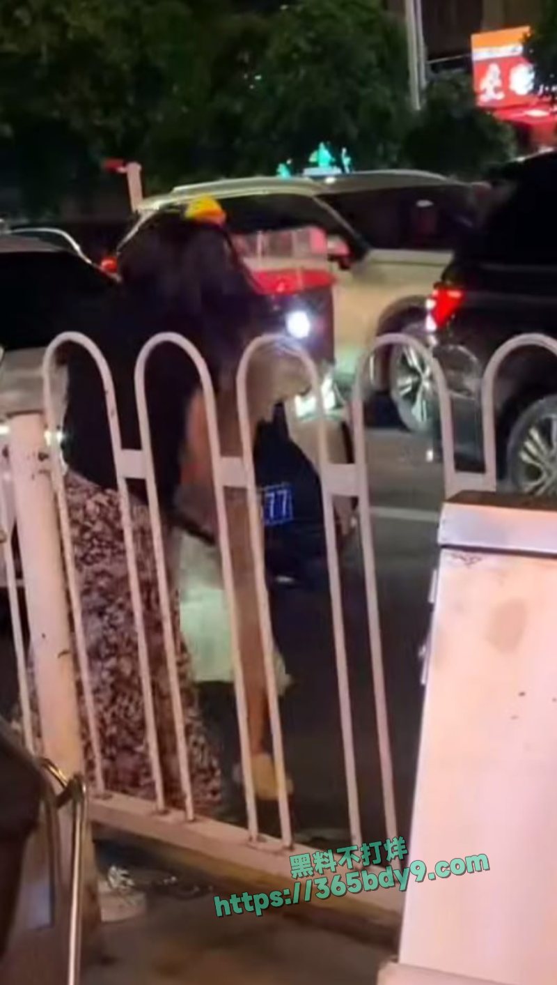 潮州街头抓小三5