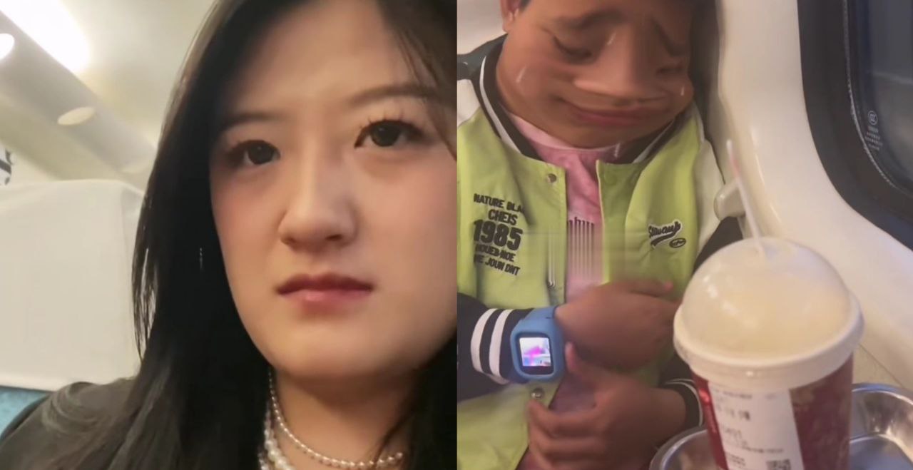 女大学生列车上遭男孩偷拍裙底胸口 与家长交涉家长蛮不讲理 还说女大学生神经病