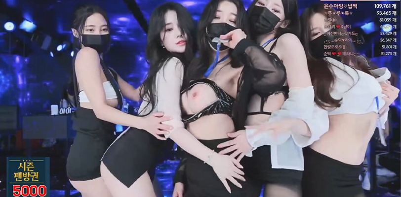 韩国R19女团 bj色情综艺合集流出～韩国pandaTV海量美女BJ集体大联欢！